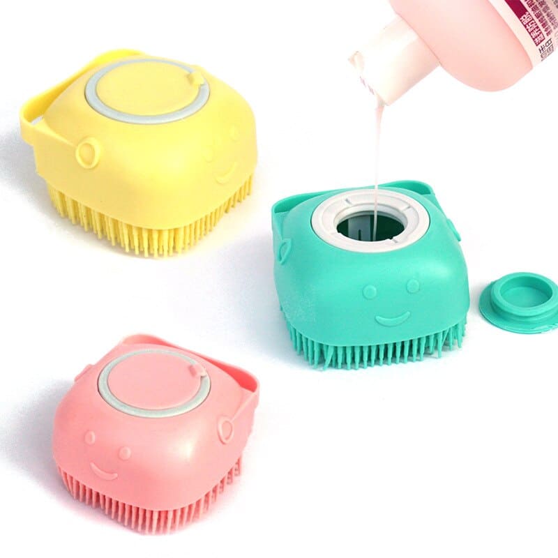 Pet Shampoo Brush with Dispenser (80ml / 2.7oz)