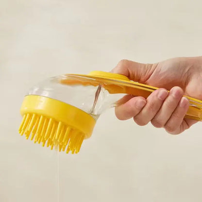 Pet Bathing Brush – Soft Silicone Grooming Tool