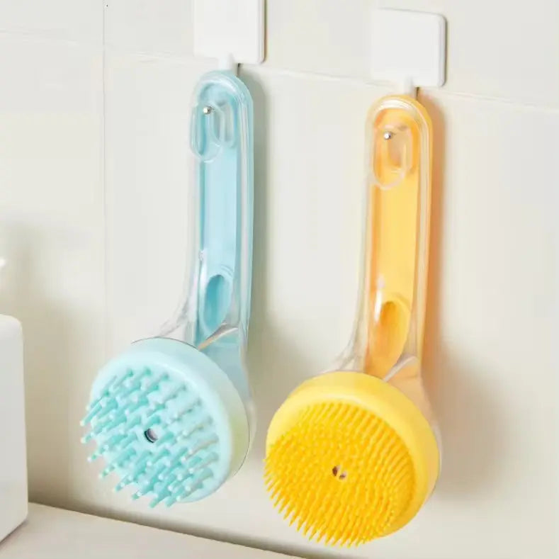 Pet Bathing Brush – Soft Silicone Grooming Tool
